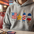 4th Of July USA Mini Embroidery Icons, Patriotic Machine Embroidery File, American Flag Holiday Design, 5 sizes, Digital Download - image 3
