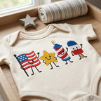 4th Of July USA Mini Embroidery Icons, Patriotic Machine Embroidery File, American Flag Holiday Design, 5 sizes, Digital Download - image 4