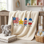 4th Of July USA Mini Embroidery Icons, Patriotic Machine Embroidery File, American Flag Holiday Design, 5 sizes, Digital Download - image 7