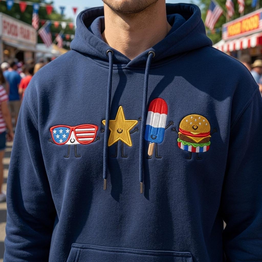 USA 250th Anniversary Mini Icons Embroidery, 4th Of July Patriotic Machine Embroidery File, Independence Day Mini, 5 sizes, Digital Download - image 3