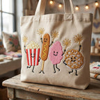 Funny Summer Snack Embroidery, Popcorn Hotdog Pretzel, Cute Patriotic Food Design, 5 sizes, Digital Download - image 4