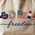 Freedom American Icons Embroidery Design, 4th of July USA Flag Popsicle Hotdog, Machine Embroidery, 5 sizes, Digital Download - image 3