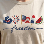 Freedom American Icons Embroidery Design, 4th of July USA Flag Popsicle Hotdog, Machine Embroidery, 5 sizes, Digital Download - image 4