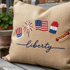 Liberty Fireworks USA Flag Ice Cream Hot Dog Embroidery File, 4th July Independence Day Patriotic Machine Design, 5 sizes, Digital Download - image 4