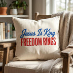 Jesus Is King Embroidery, Freedom Rings Patriotic Machine Embroidery File, Faith Family Country Design, 5 sizes, Digital Download - image 4