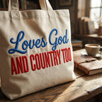 Loves God And Country Embroidery Design, Patriotic Machine Stitch File, Faith Home Decor, 5 sizes, Digital Download - image 7