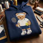 Tennis Teddy Bear Embroidery Design, Sport Bear Machine Embroidery File, Cute Tennis Stitch, 5 sizes, Digital Download - image 3