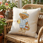 Picnic Teddy Bear Embroidery Design, Lemonade Bear Machine Embroidery File, Summer Basket Stitch Pattern, 5 sizes, Digital Download - image 7