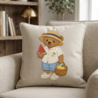 Watermelon Teddy Bear Embroidery Design, Summer Fruit Bear Machine Embroidery File, Cute Stitch Pattern, 5 sizes, Digital Download - image 6