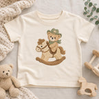 Cowboy Teddy Bear Embroidery Bundle, Western Bear Rocking Horse Wagon Cactus Machine Embroidery File, 5 sizes, Digital Download - image 3