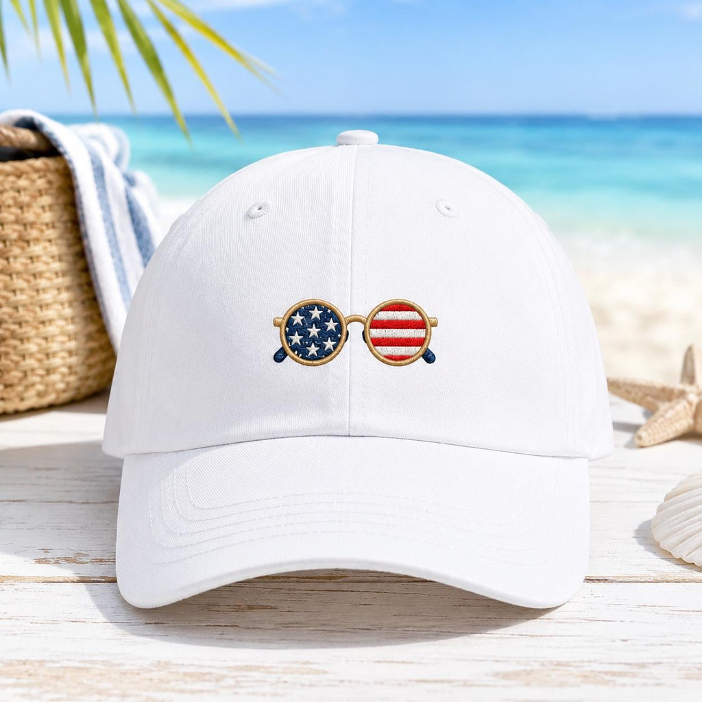 Patriotic Summer Beach Embroidery Bundle, 4th of July Machine Embroidery, Coastal Vacation Embroidery Design Set, 5 Sizes, Digital Download - image 5