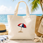 Patriotic Summer Beach Embroidery Bundle, 4th of July Machine Embroidery, Coastal Vacation Embroidery Design Set, 5 Sizes, Digital Download - image 6