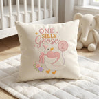 One Silly Goose Embroidery Design, Birthday Balloon Machine Stitch, Baby Goose Digital File, Silly Goose Pattern, 5 sizes, Digital Download - image 3