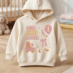 One Silly Goose Balloon Embroidery, Baby Goose Birthday Machine Stitch, Goose Pattern, 5 sizes, Digital Download - image 4