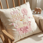 Baby Goose Embroidery Design, One Silly Goose Birthday Balloon, Machine Stitch Digital File, Cute Goose Pattern, 5 sizes, Digital Download - image 6