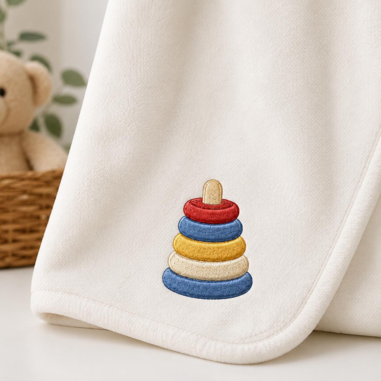 Baby Toys Embroidery Design Bundle, Cute Nursery Toy Embroidery, 9 Mini Baby Icons Pack, Baby Shower Embroidery, 5 sizes, Digital Download - image 6