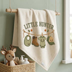 Little Hunter Machine Embroidery Design, Hunting Baby Clothesline Embroidery File, Woodland Baby Shower Decor, 5 sizes, Digital Download - image 6