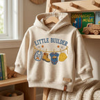 Little Builder Machine Embroidery Design, Construction Baby Clothesline Embroidery File, Builder Baby Shower, 5 sizes, Digital Download - image 4