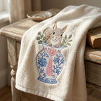 Squirrel Chinoiserie Vase Embroidery Design, Woodland Animal Machine File, 5 Sizes, Digital Download - image 5
