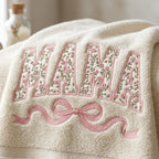 Pink Floral Mama Embroidery Design, Coquette Bow Mom Machine Embroidery File, Mother’s Day Pattern, 5 sizes, Digital Download - image 5