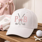 Golf Monogram Embroidery Design, Pickleball Style Initial Machine Embroidery File, Preppy Sports, 5 Sizes, Digital Instant Download - image 6