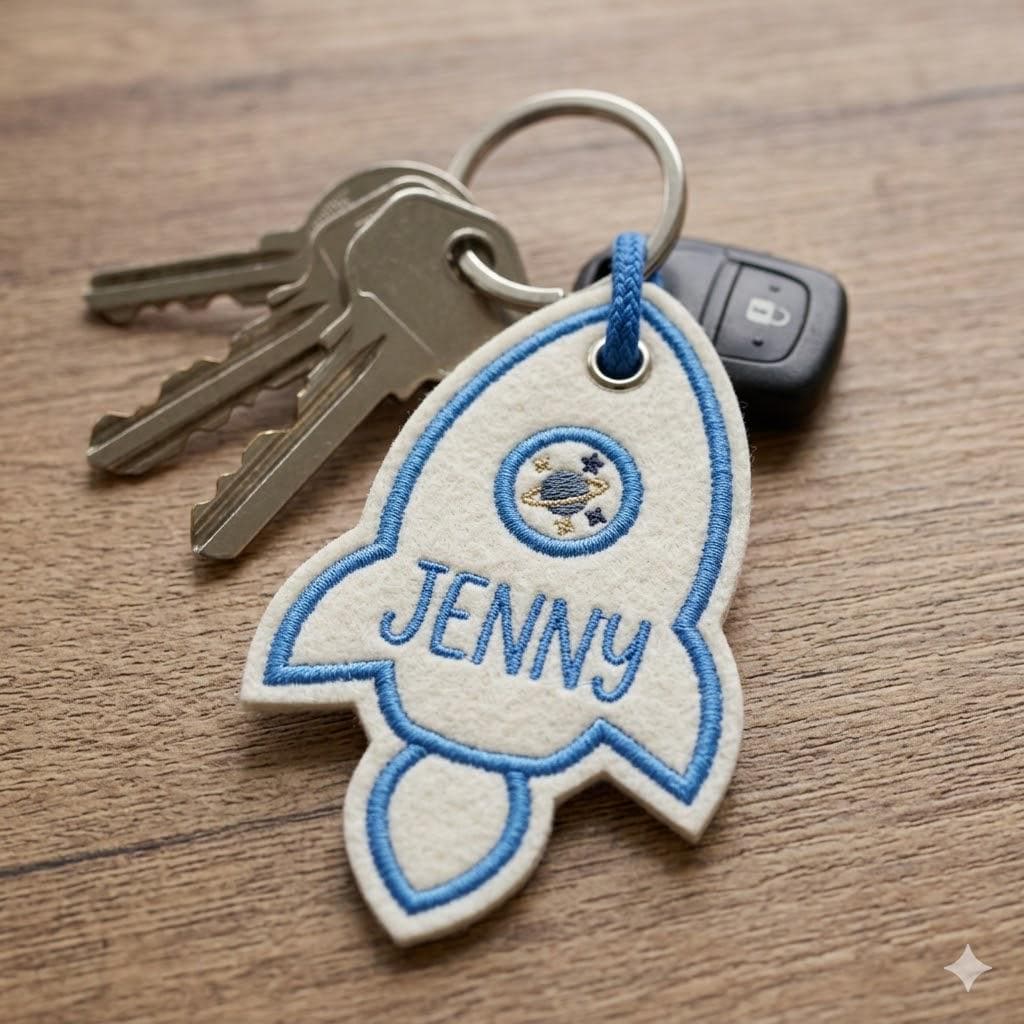 ITH Transportation Tag Embroidery Bundle, Vehicle Bag Tag Keychain Machine Embroidery File, Kids Travel, 5 Sizes, Digital Instant Download - image 5