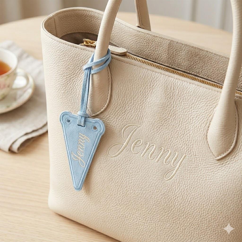 ITH Pennant Tag Applique Bundle, Blank Banner Keychain Embroidery Design, Backpack Bag Charm File, 5 Sizes, Digital Instant Download - image 5
