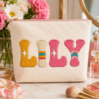 Retro Groovy Alphabet Embroidery Font, Flower Letters Machine Embroidery File, Daisy Rainbow Monogram Design, 5 Sizes, Digital Download - image 6