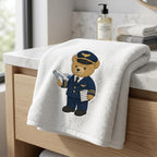 Pilot Teddy Bear Embroidery Design, Airplane Bear Machine File, Aviation Career Nursery Pattern, 5 sizes, Digital Download - image 5