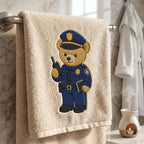 Police Teddy Bear Embroidery Design, Officer Bear Machine File, First Responder Career Pattern, 5 sizes, Digital Download - image 4