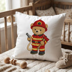 Firefighter Teddy Bear Embroidery Design, Fireman Bear Machine File, First Responder Pattern, 5 sizes, Digital Download - image 6