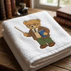 Teacher Teddy Bear Embroidery Design, School Bear Machine File, Classroom Job Embroidery Pattern, 5 sizes, Digital Download - image 5