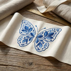 Chinoiserie Butterfly Embroidery File, Ornate Chinoiserie Floral Butterfly, Decorative Garden Nature Stitch, 5 sizes, Digital Download - image 7