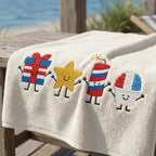 American Mini Icons Embroidery File, 4th Of July Patriotic Machine Embroidery, Independence Day USA Design, 5 sizes, Digital Download - image 7
