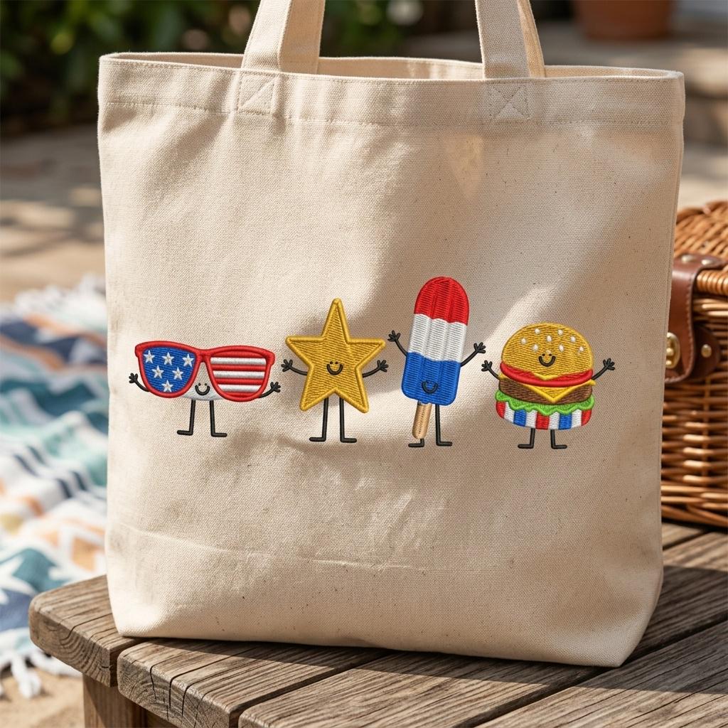 USA 250th Anniversary Mini Icons Embroidery, 4th Of July Patriotic Machine Embroidery File, Independence Day Mini, 5 sizes, Digital Download - image 6