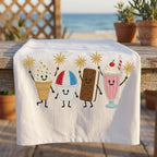 Funny Ice Cream Cupcake S’mores Embroidery, Cute Summer Food Machine Design, Patriotic Bundle, 5 sizes, Digital Download - image 6