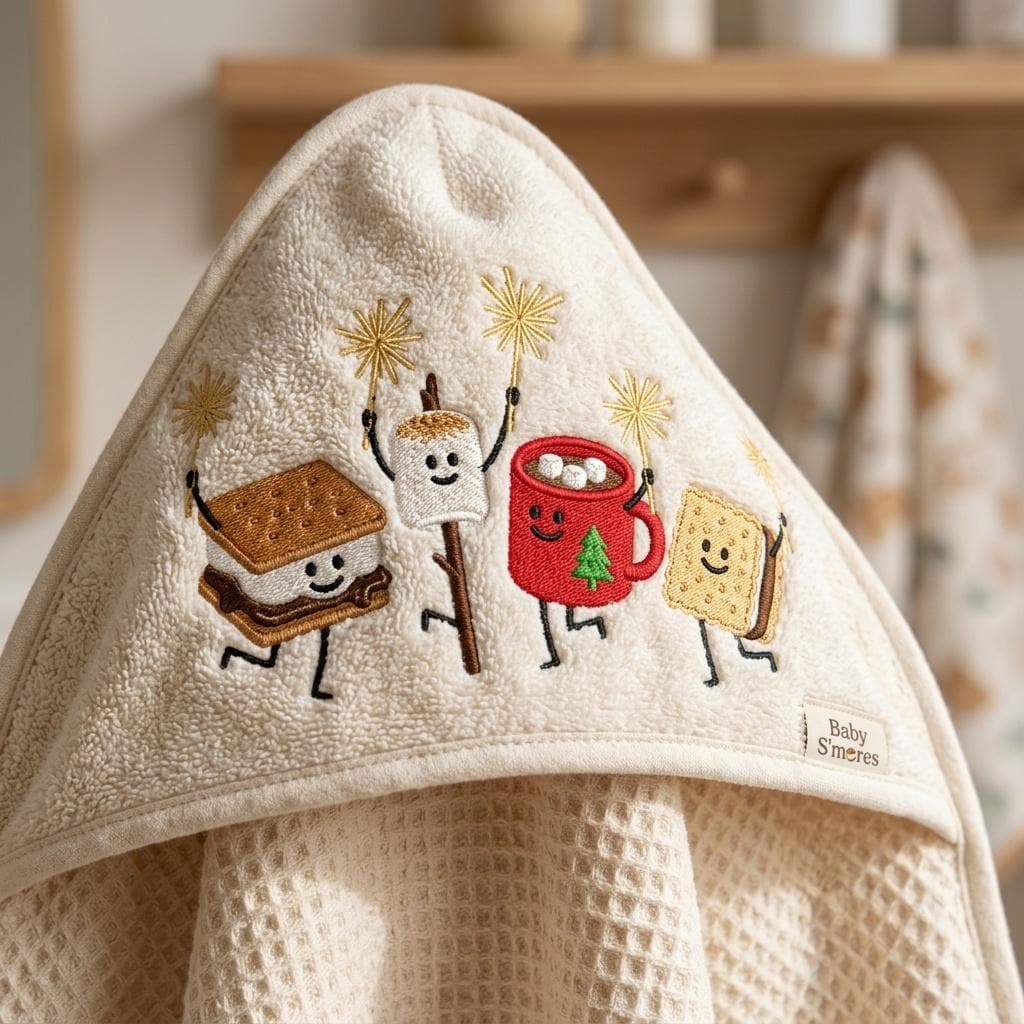 Funny Summer S’mores Embroidery, Cute Marshmallow Cocoa Mug, Happy Food Machine Embroidery Design, 5 sizes, Digital Download - image 4