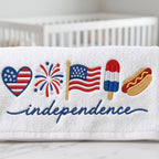 American Independence Day Embroidery Design, 4th of July Patriotic Icons, Hotdog Flag Popsicle, Machine Embroidery,5 sizes, Digital Download - image 3