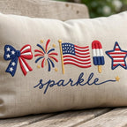 Sparkle Patriotic Bow Fireworks USA Flag Popsicle Hot Dog Embroidery File, 4th July Independence Day Machine, 5 sizes, Digital Download - image 5