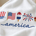 America Fireworks Bow USA Flag Popsicle Hot Dog Star Embroidery File, Patriotic 4th July Independence Day Machine, 5 sizes, Digital Download - image 3