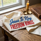 Jesus Is King Embroidery, Freedom Rings Patriotic Machine Embroidery File, Faith Family Country Design, 5 sizes, Digital Download - image 3