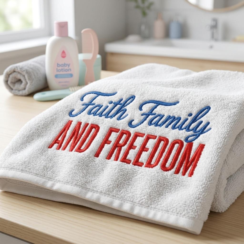 Faith Family Embroidery Design, Saved By Grace Patriotic Stitch, Jesus Inspired Machine Embroidery File, 5 sizes, Digital Download - image 5