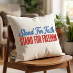 Stand For Faith Stand For Freedom Embroidery Design, Patriotic Christian Machine Stitch Pattern, 5 Sizes, Digital Download - image 5