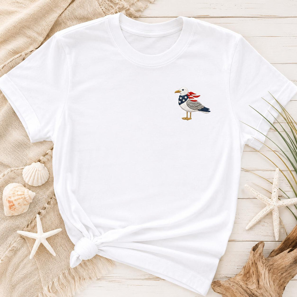 Patriotic Coastal Embroidery Design Bundle, 4th of July Nautical Embroidery, Crab Seahorse Lighthouse Beach Icons, 5 Sizes, Digital Download - image 3