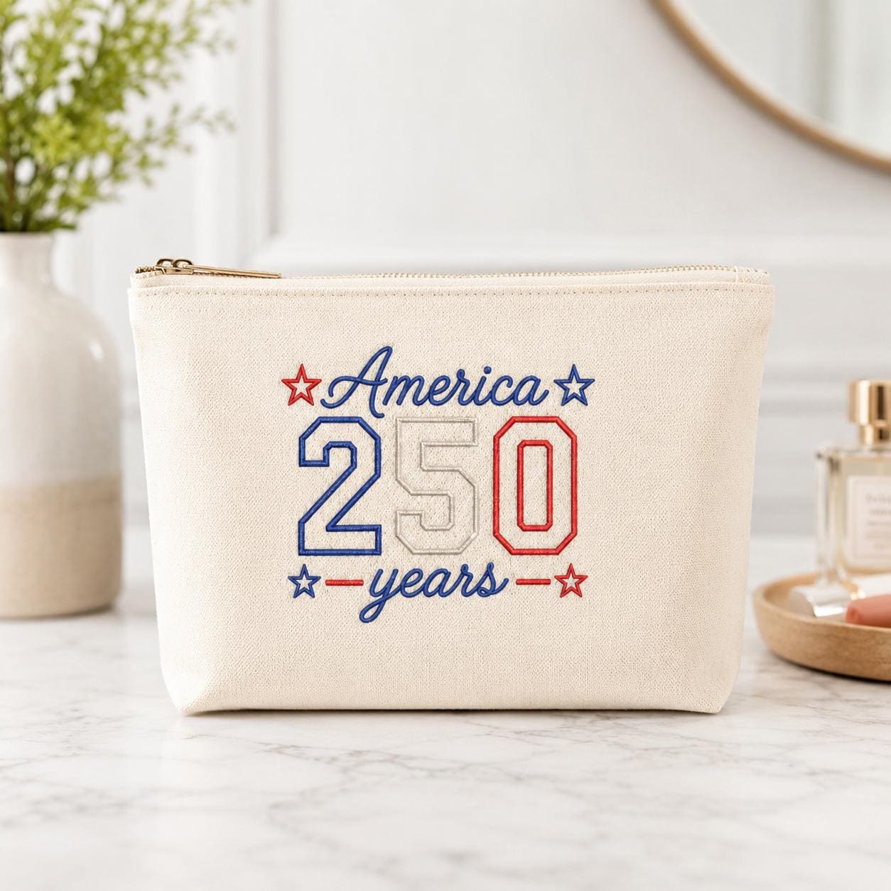USA 250 Applique Embroidery Design, America 250 Years File, Patriotic USA 1776, 4th Of July Machine Embroidery, 5 Sizes, Digital Download - image 5