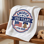 America 250 Years Embroidery Design, Patriotic USA Anniversary Badge Embroidery File, 1776-2026 Independence Day, 5 Sizes, Digital Download - image 5