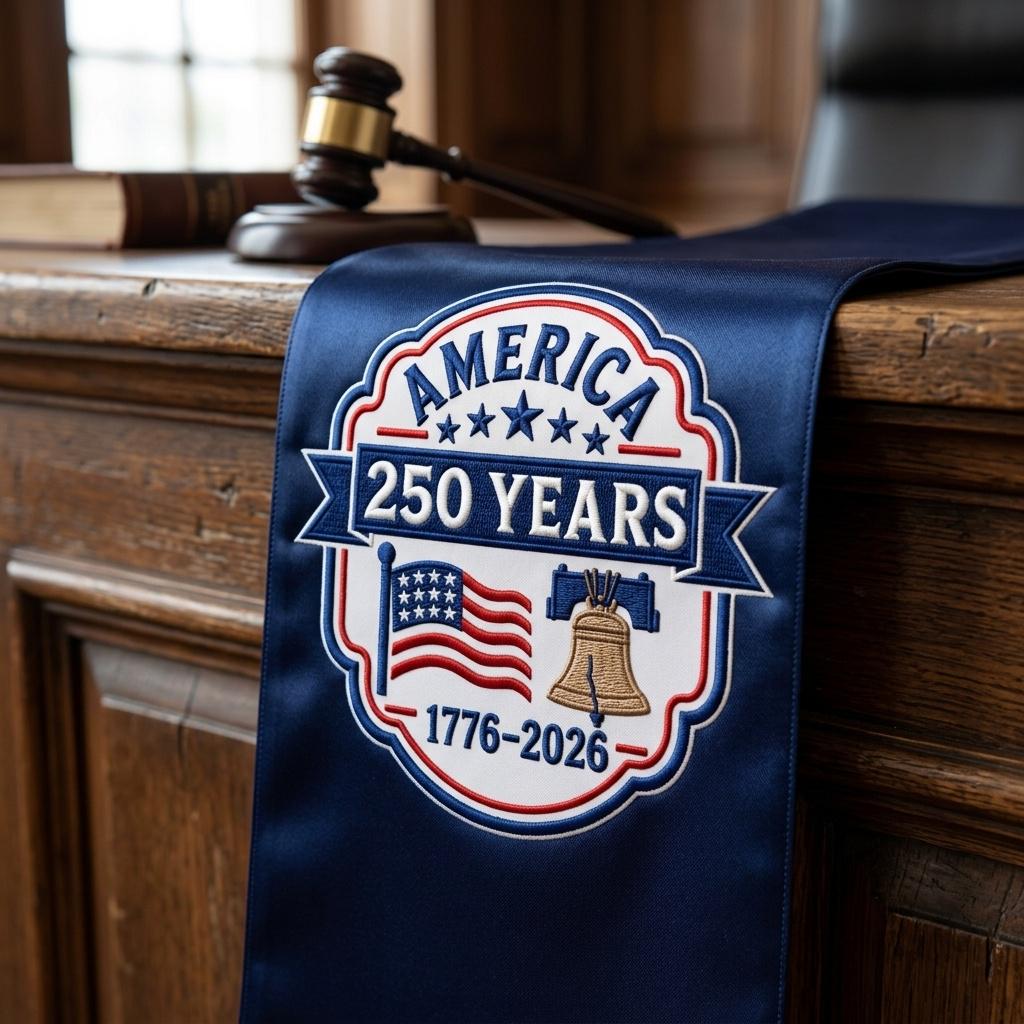 America 250 Years Embroidery Design, Patriotic USA Anniversary Badge Embroidery File, 1776-2026 Independence Day, 5 Sizes, Digital Download - image 7