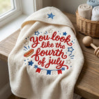 You Look Like The Fourth Of July Embroidery Design, Patriotic Saying Machine Embroidery, USA Summer BBQ Pattern, 5 Sizes, Digital Download - image 4