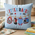 Little Racer Machine Embroidery Design, Racing Baby Clothesline Embroidery File, Race Car Baby Shower Design, 5 sizes, Digital Download - image 4