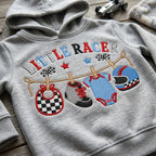 Little Racer Machine Embroidery Design, Racing Baby Clothesline Embroidery File, Race Car Baby Shower Design, 5 sizes, Digital Download - image 7